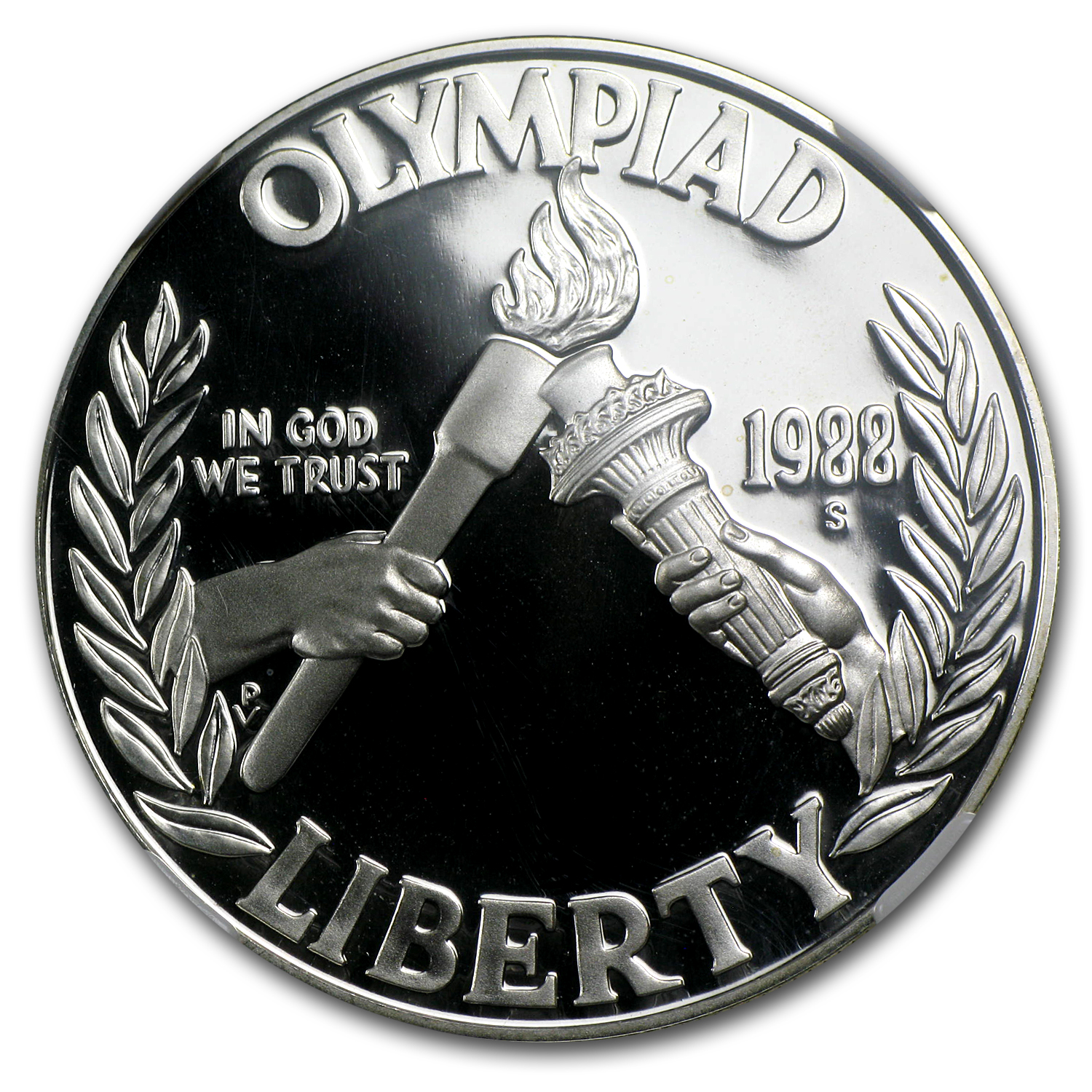 1988-S Olympic $1 Silver Commem PF-69 NGC