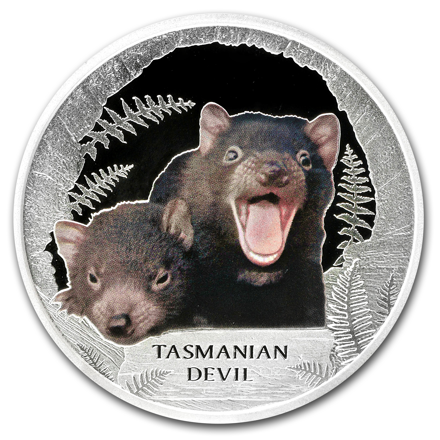 2013 Tuvalu 1 oz Silver Tasmanian Devil Proof