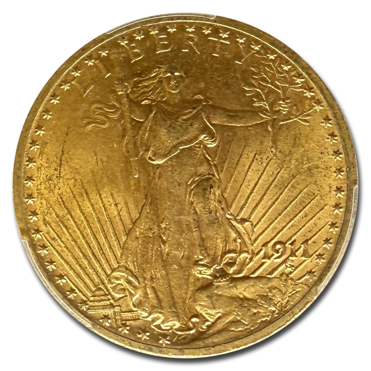 1911 $20 St Gaudens Gold Double Eagle MS-64 PCGS