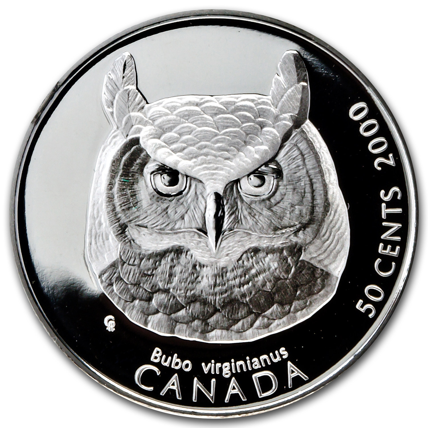 2000 Canada 4-Coin Silver Birds of Prey Half Dollar Proof Set
