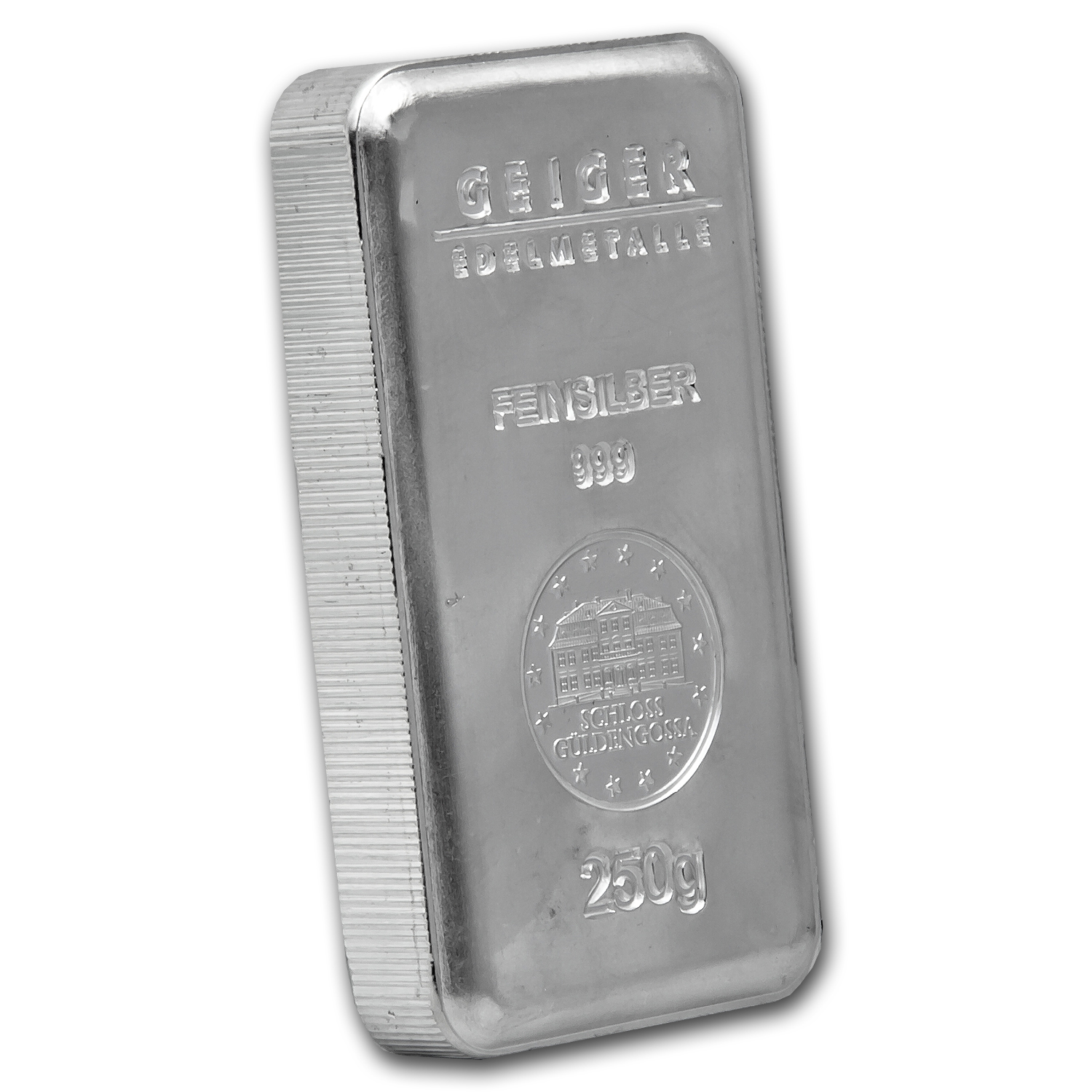 250 gram Silver Bar - Geiger (Security Line Series)