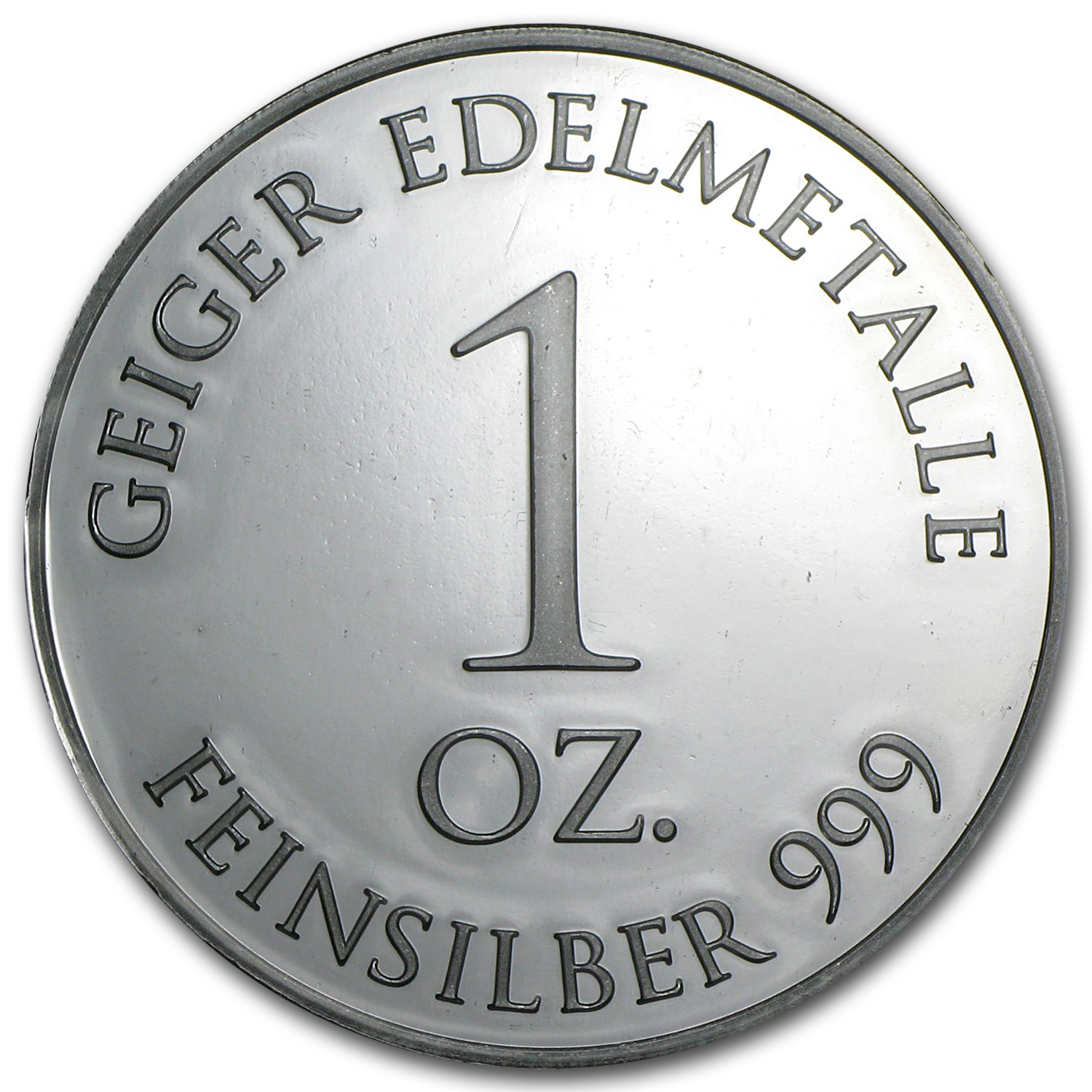 1 oz Silver Round - Geiger Edelmetalle