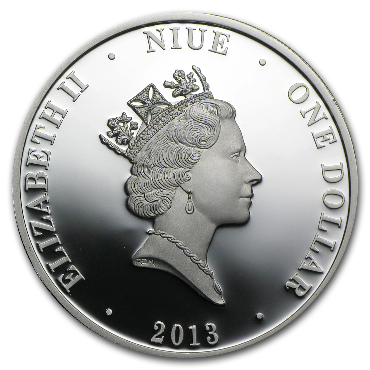2013 Niue 1 oz Silver $1 60th Anniversary of Oil Discovery Proof