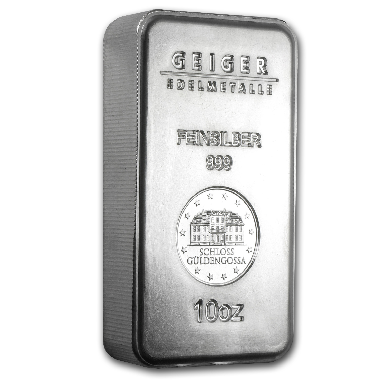10 oz Silver Bar - Geiger (Security Line Series)
