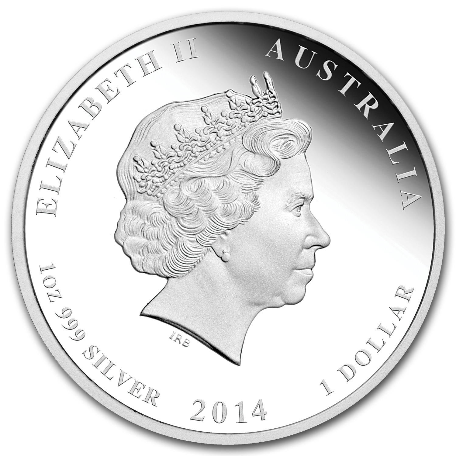 2014 Australia 1 oz Silver Lunar Horse Proof (Colorized)