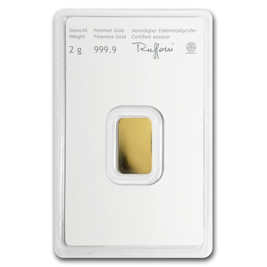 2 gram Gold Bar - Austrian Mint (In Assay)