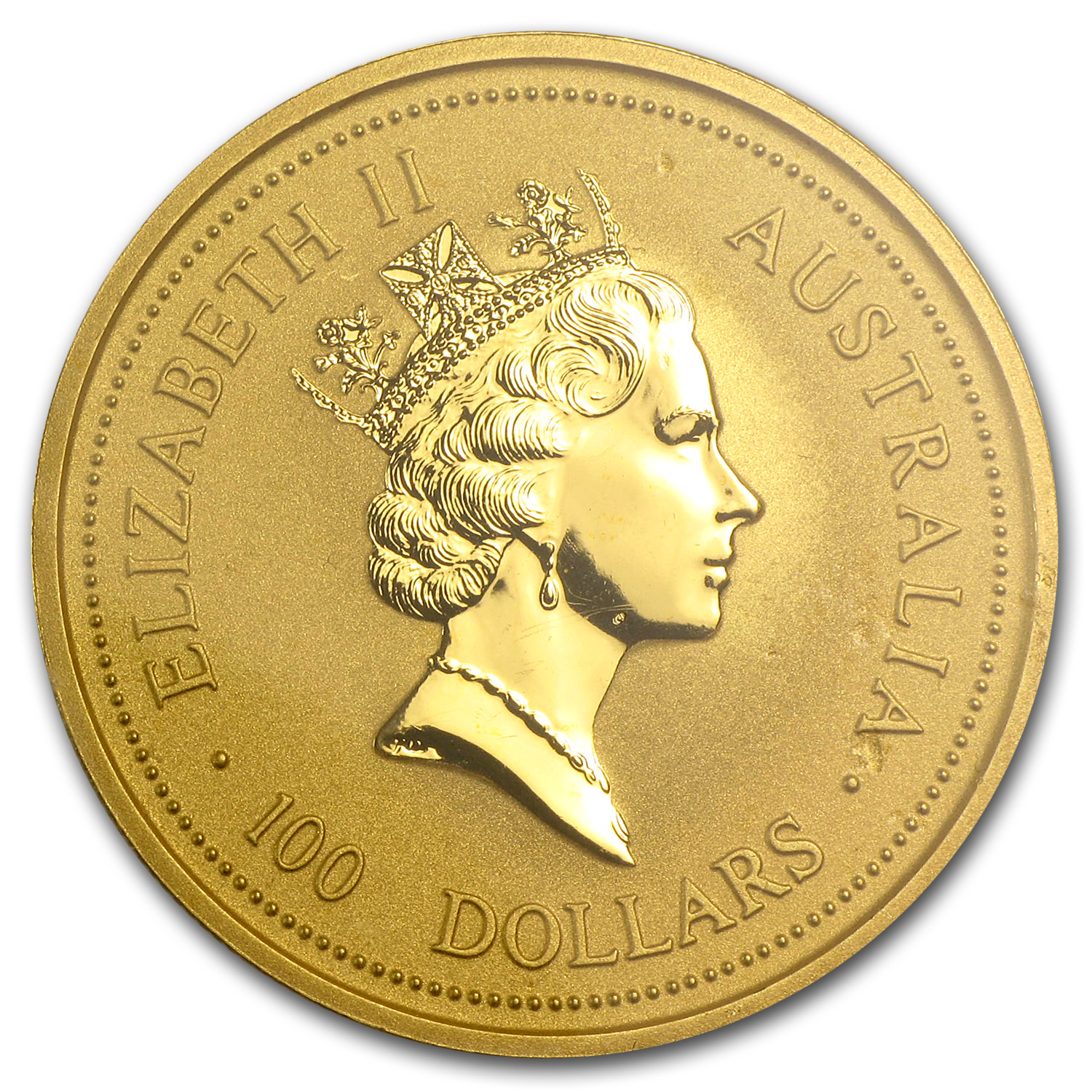 1995 Australia 1 oz Gold Nugget BU