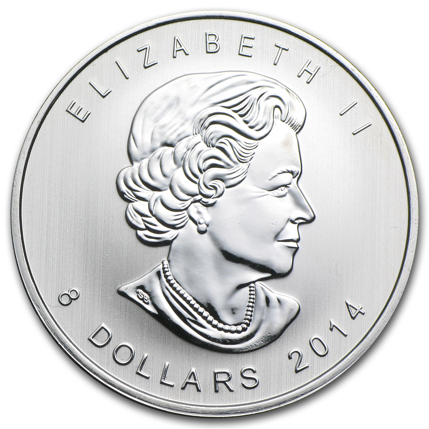 2014 Canada 1.5 oz Silver $8 Arctic Fox BU