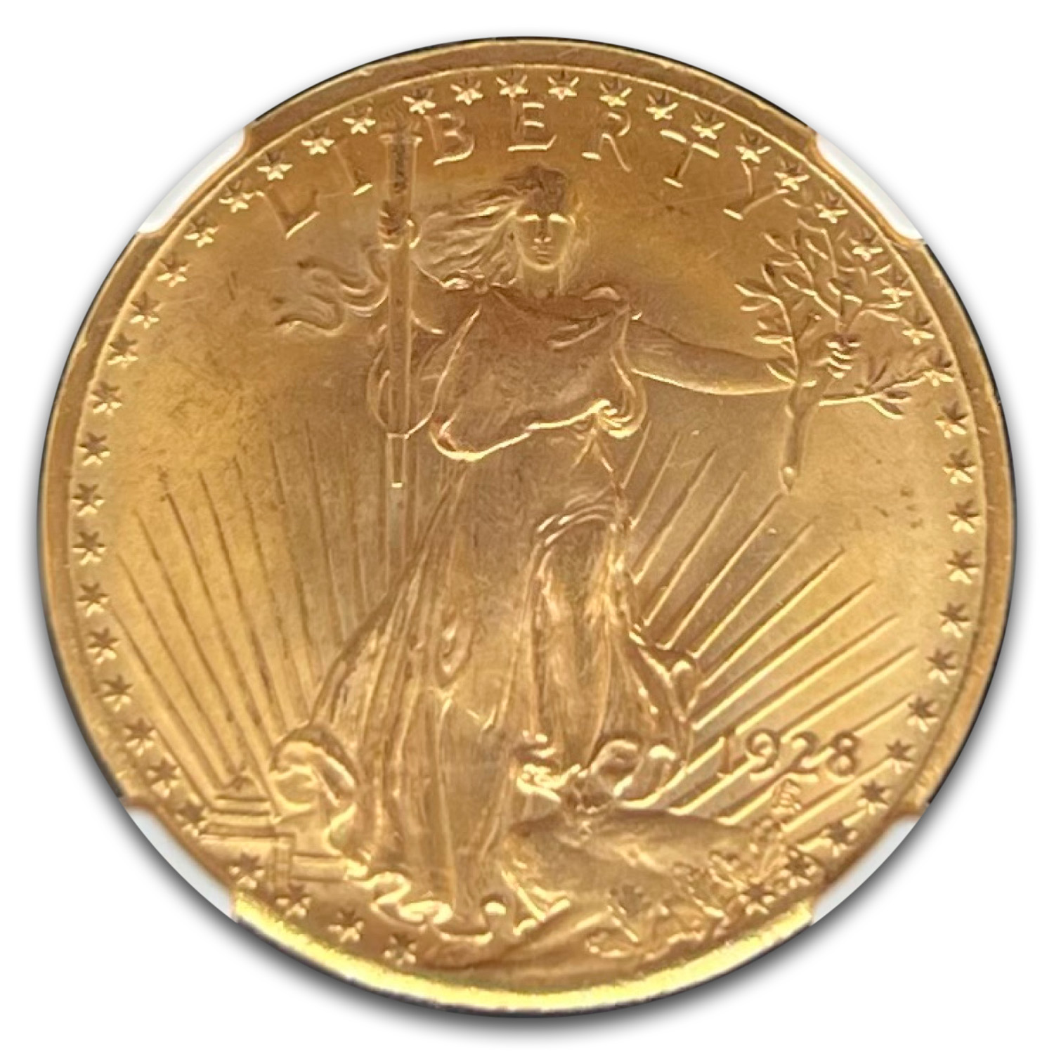 1928 $20 St Gaudens Gold Double Eagle MS-67 NGC