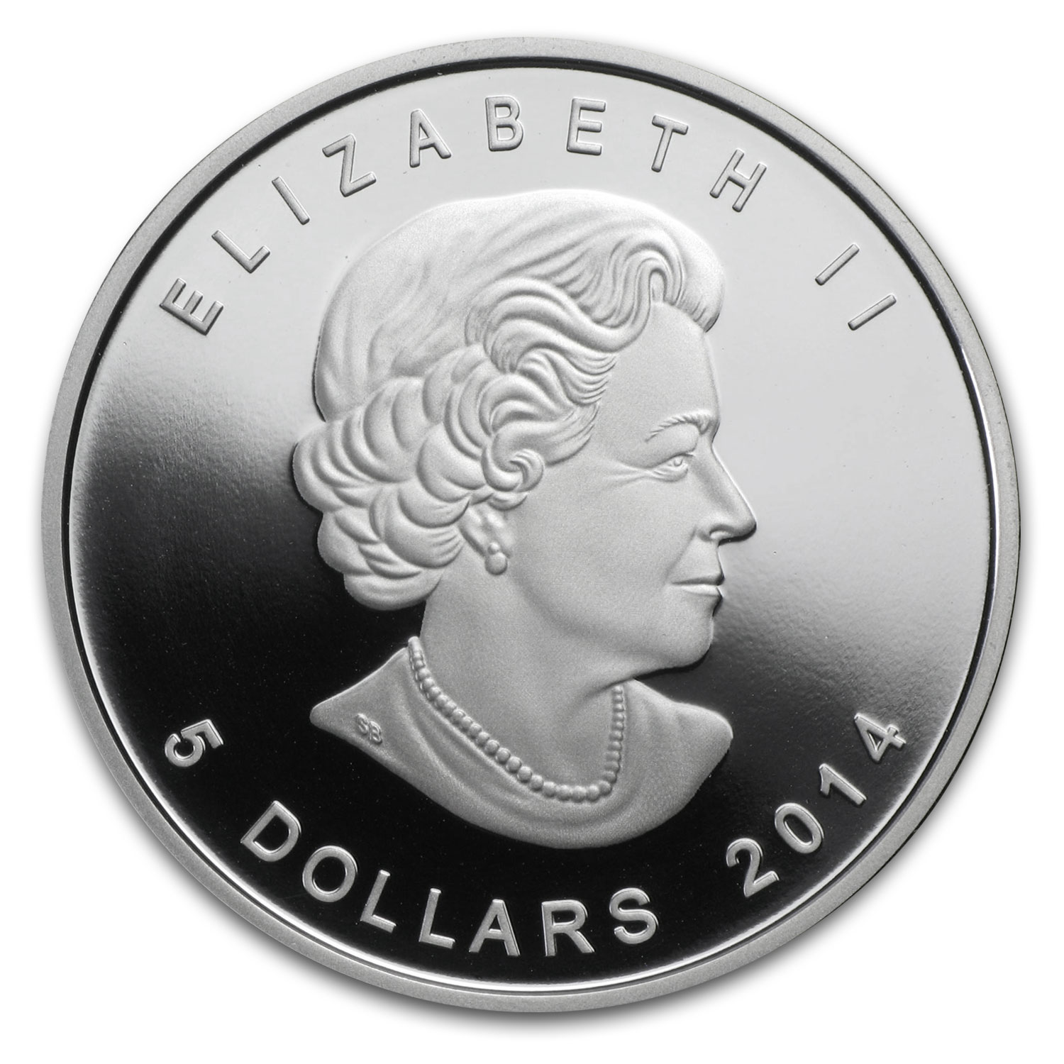 2014 Canada 1 oz Silver $5 Arctic Fox (w/Box and COA)