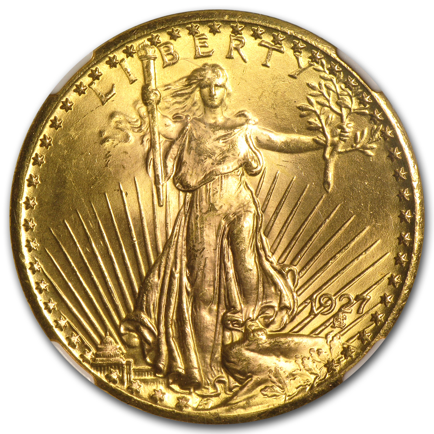 $20 St Gaudens Gold Double Eagle MS-64+ NGC (Random)