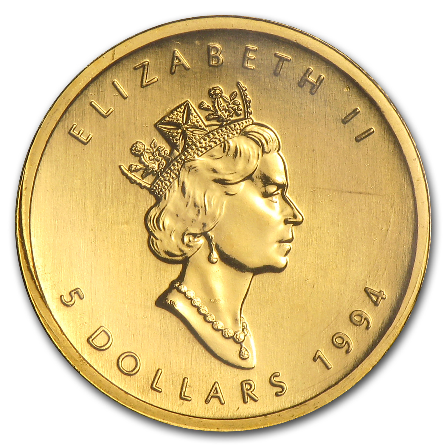 1994 Canada 1/10 oz Gold Maple Leaf BU