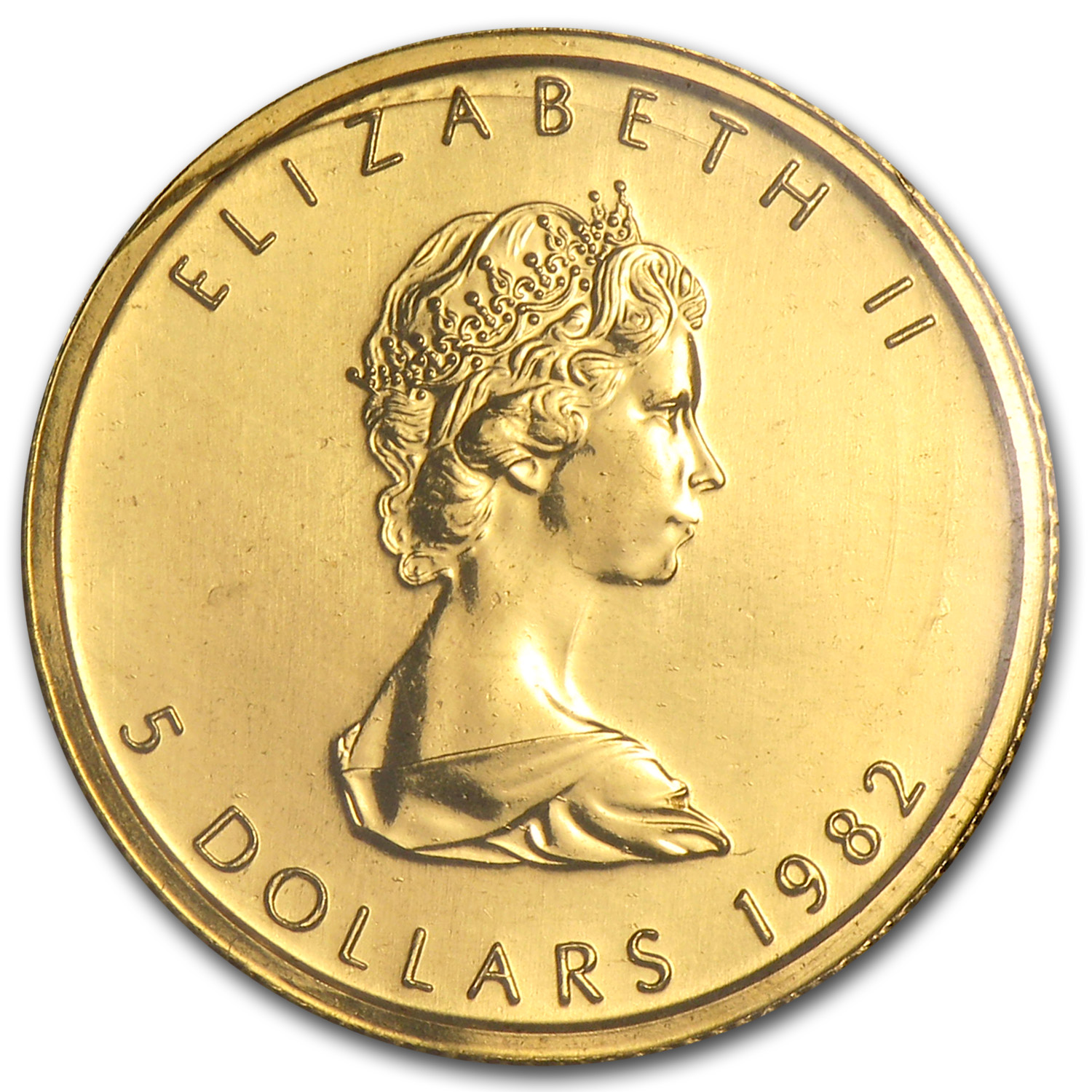 1982 Canada 1/10 oz Gold Maple Leaf BU