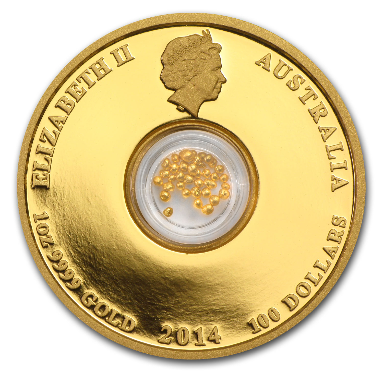 2014 Australia 1 oz Gold Treasures of the World Locket