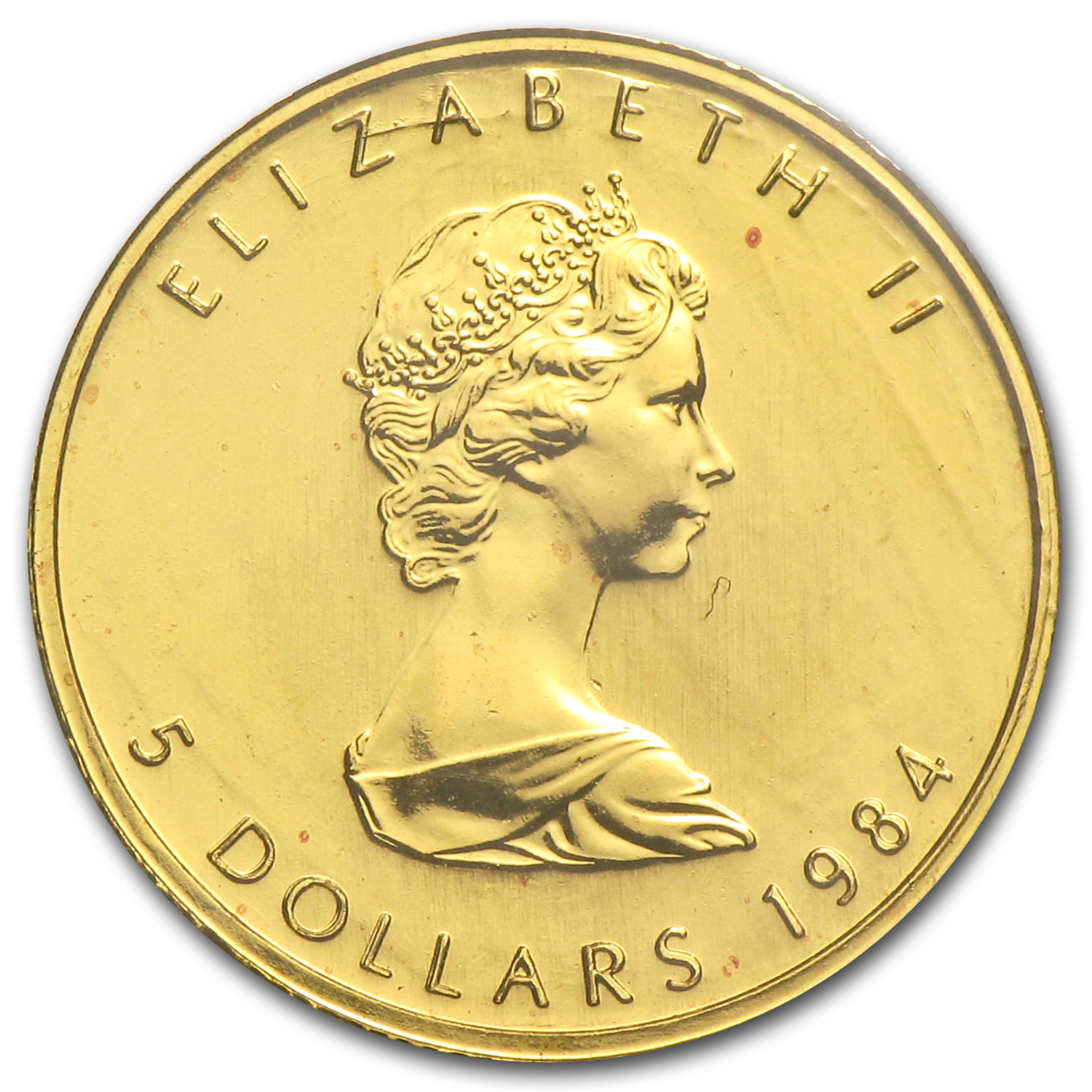 1984 Canada 1/10 oz Gold Maple Leaf BU