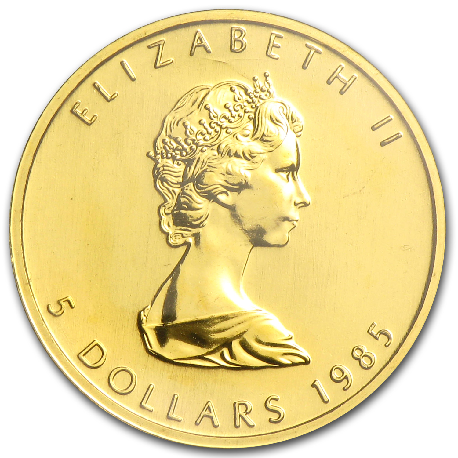 1985 Canada 1/10 oz Gold Maple Leaf BU