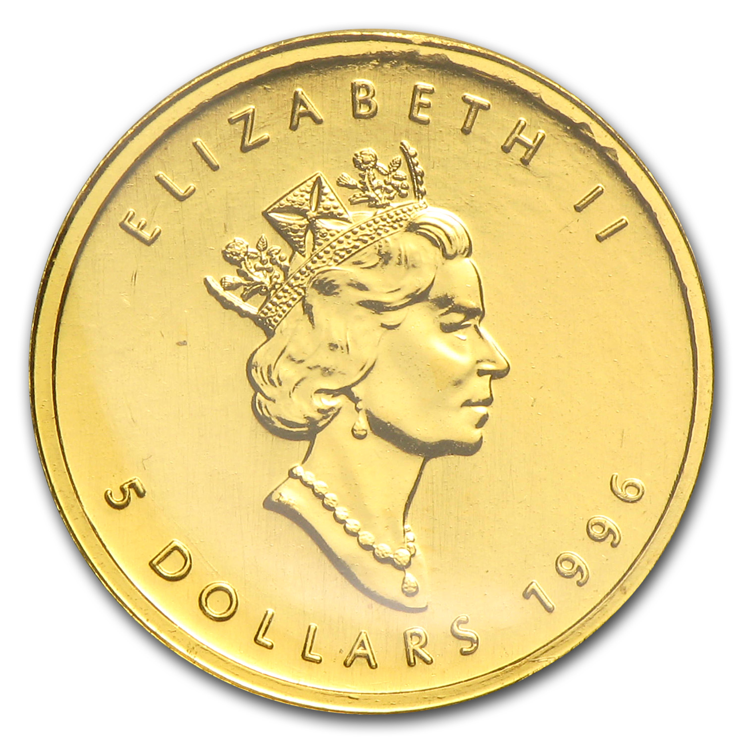 1996 Canada 1/10 oz Gold Maple Leaf BU