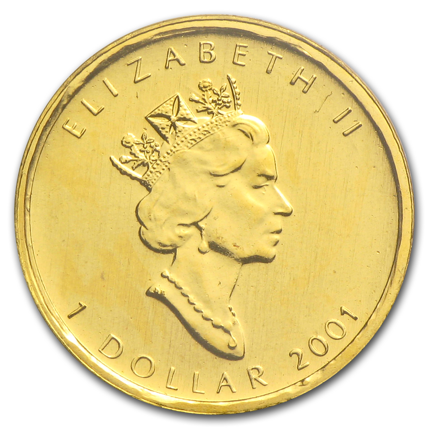 2001 Canada 1/20 oz Gold Maple Leaf BU