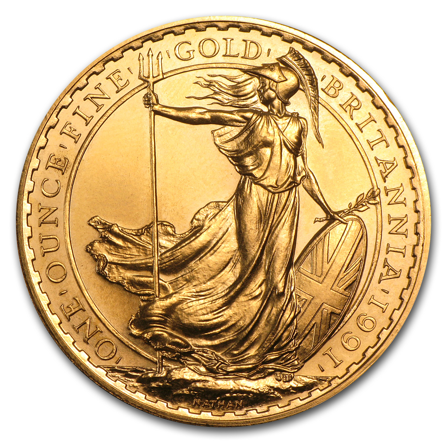 1 oz Gold Britannia Proof (Random Year, Abrasions)