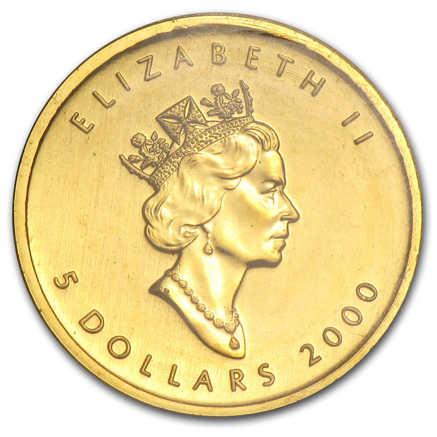 2000 Canada 1/10 oz Gold Maple Leaf BU