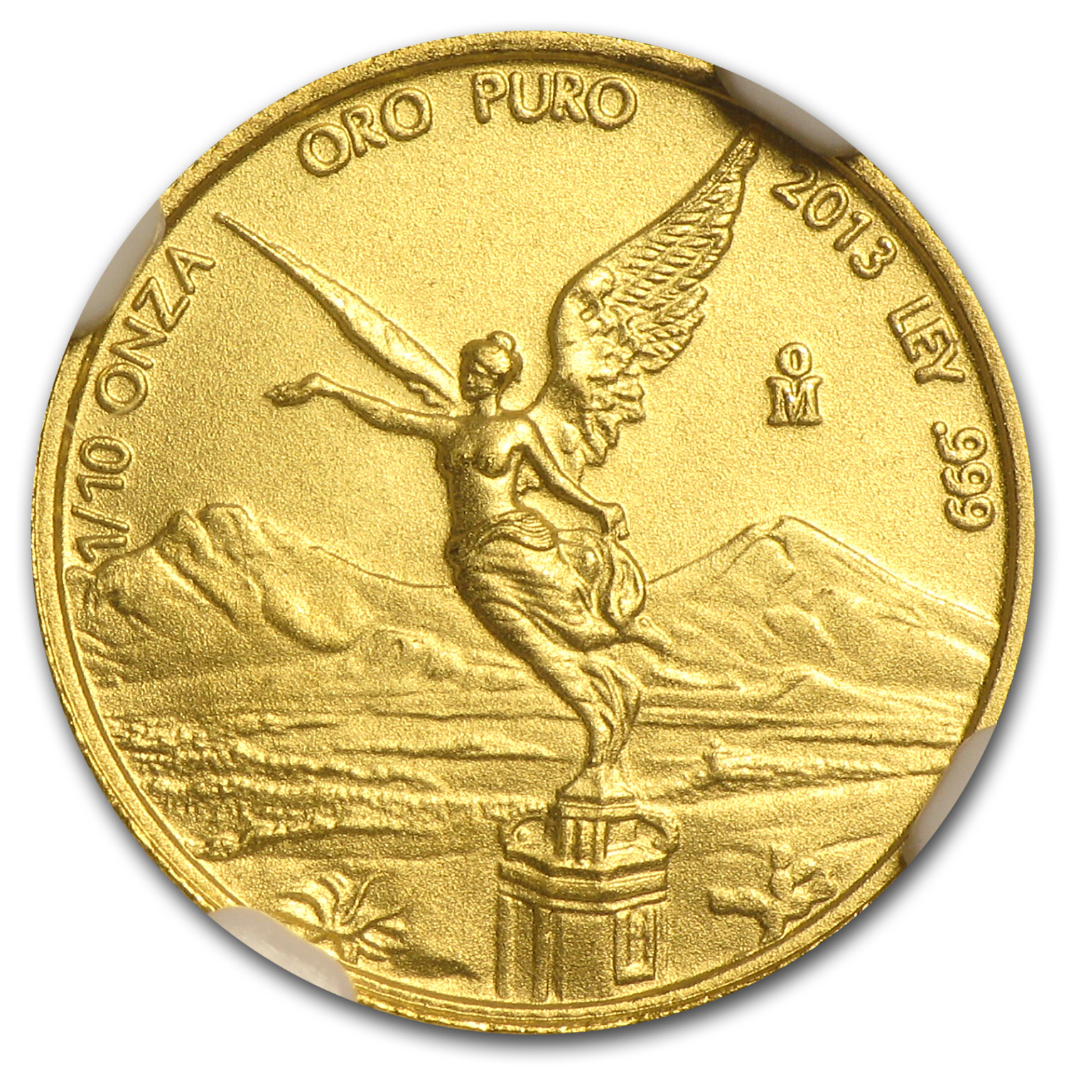 2013 Mexico 1/10 oz Gold Libertad MS-70 NGC