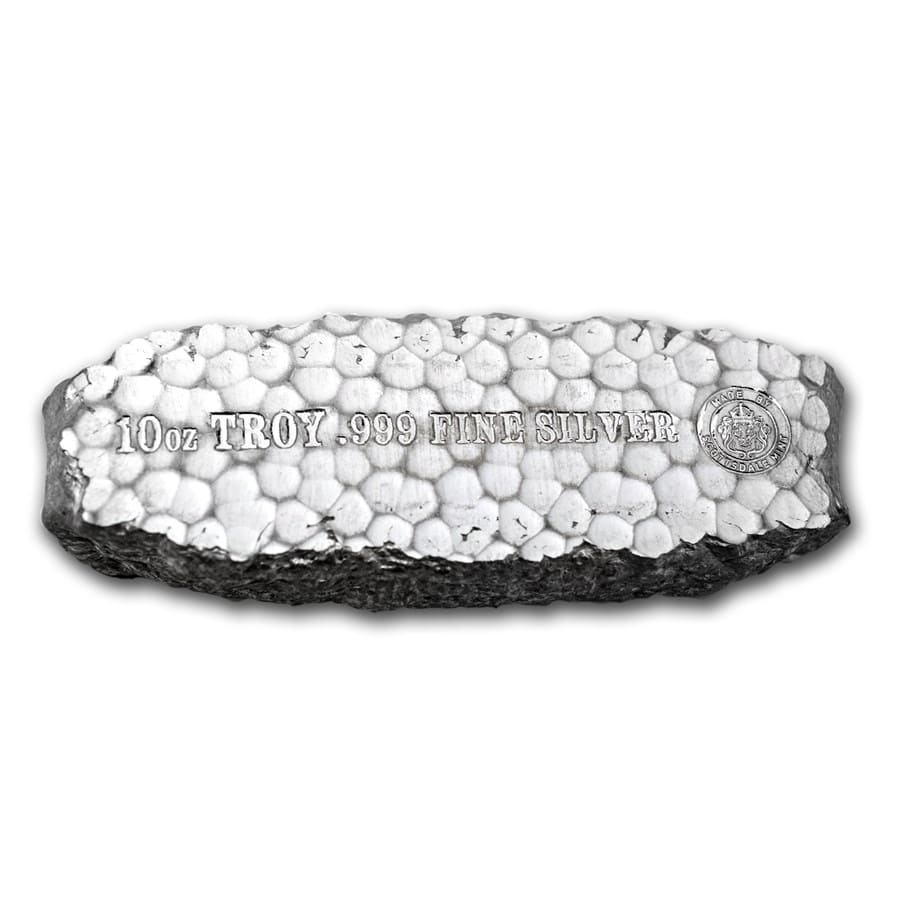 10 oz Silver Bar - Tombstone Silver Nugget