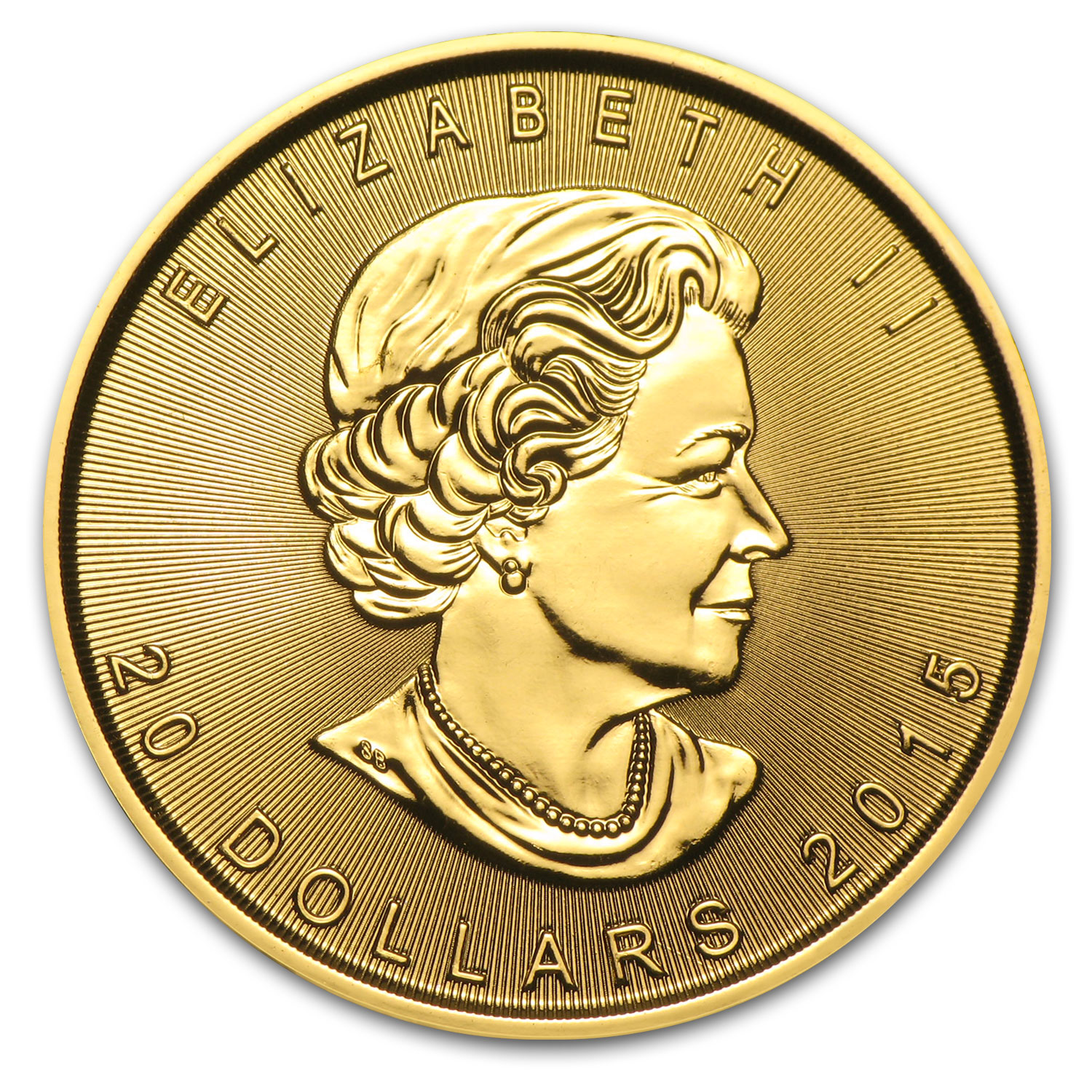 2015 Canada 1/2 oz Gold Maple Leaf BU