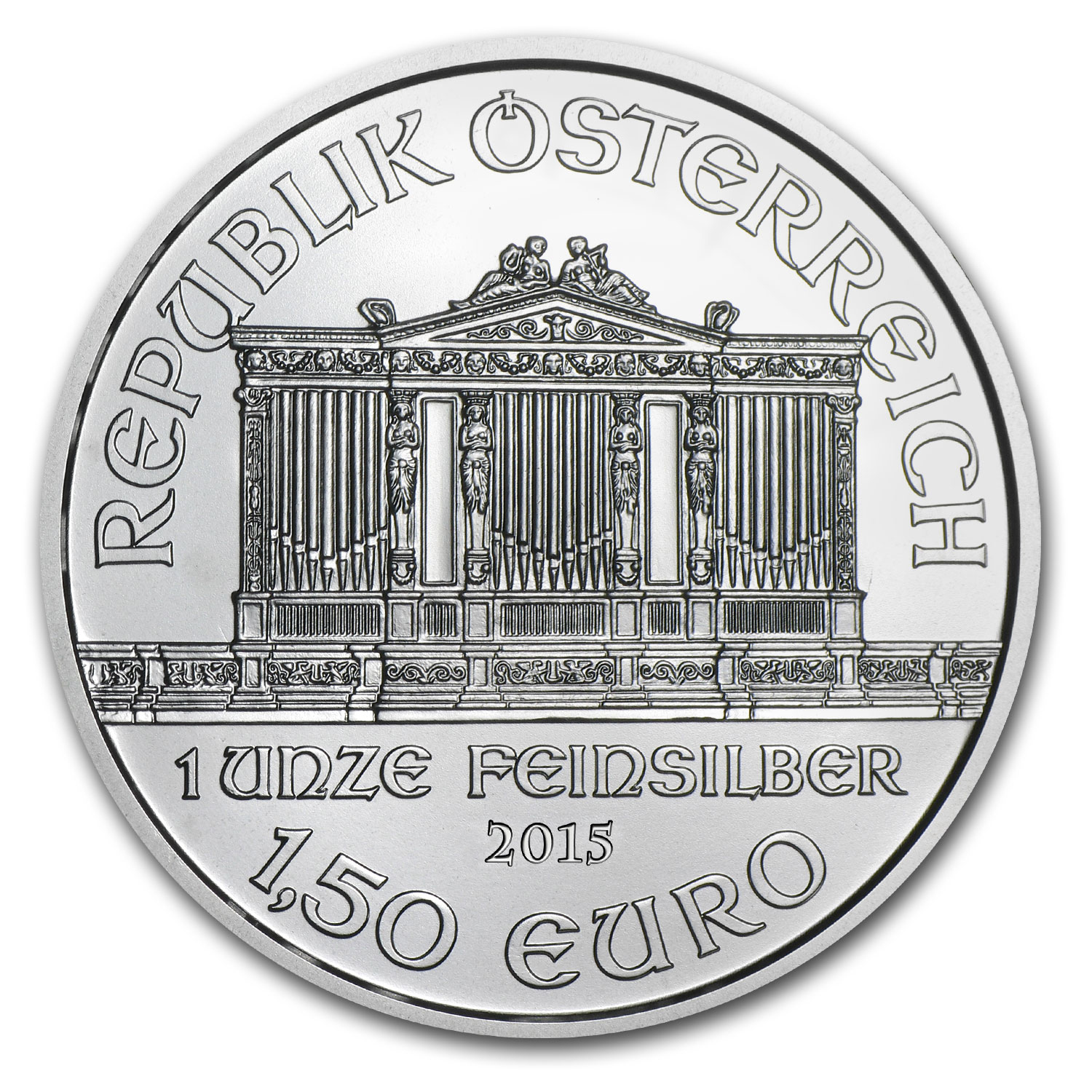 2015 Austria 1 oz Silver Philharmonic BU