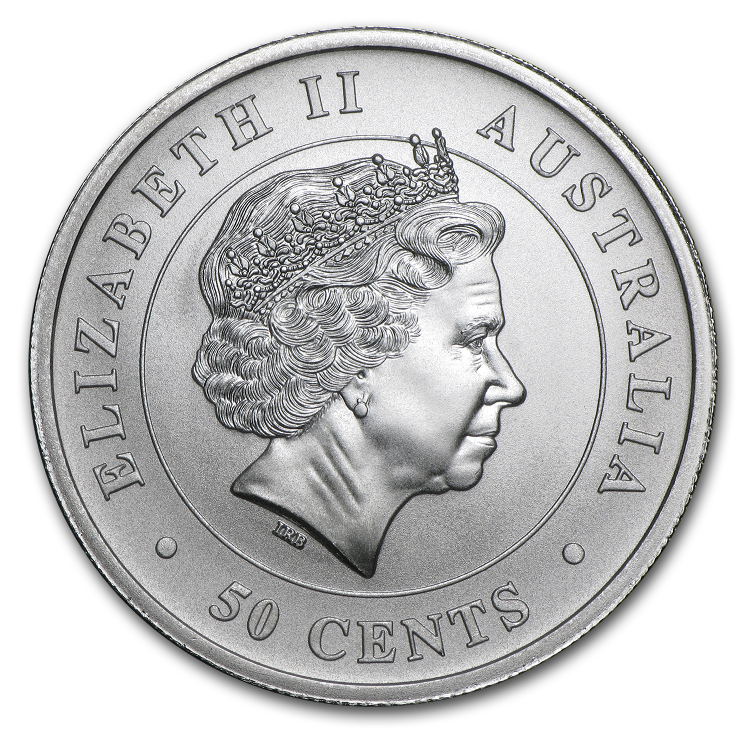 2015 Australia 1/2 oz Silver Great Hammerhead Shark BU