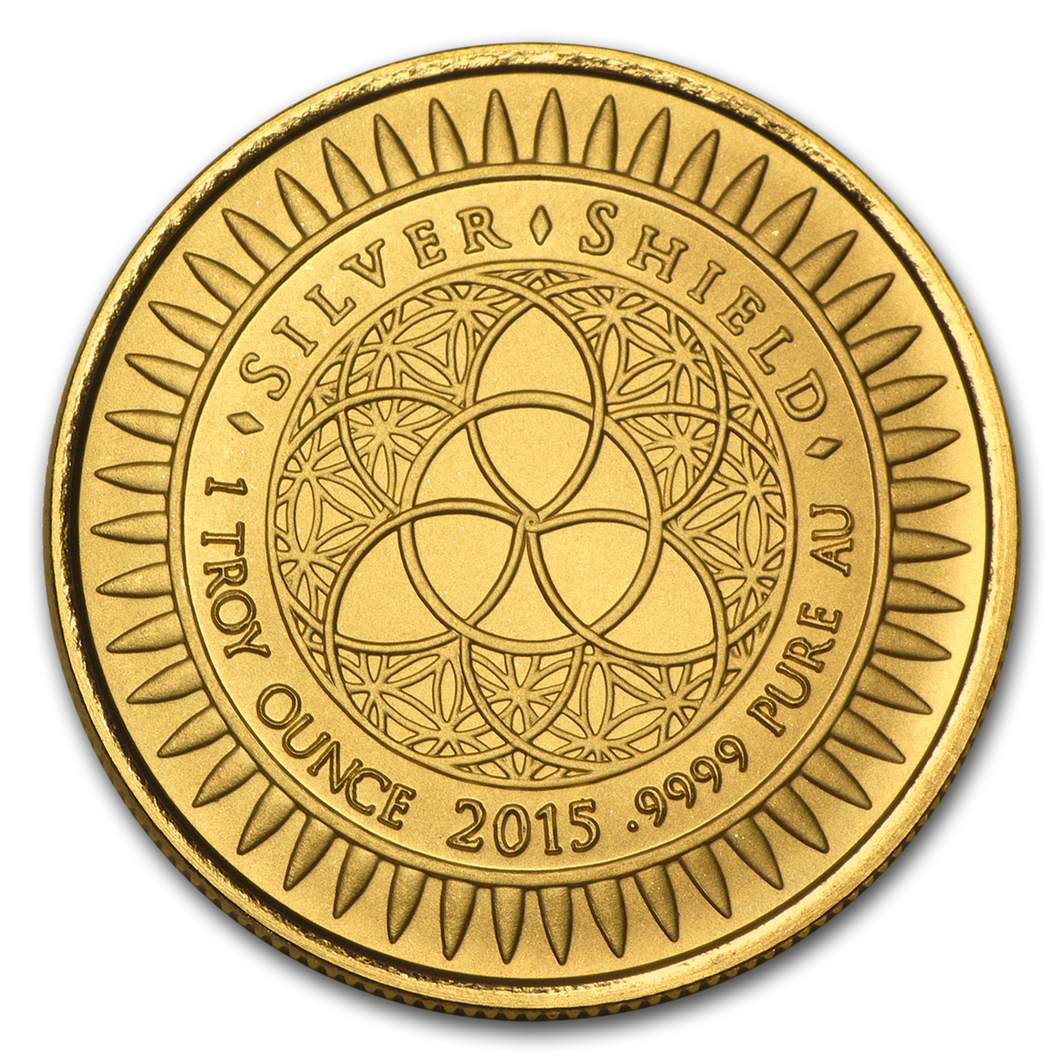 2015 1 oz Gold Round - Freedom Girl (w/Box & COA)