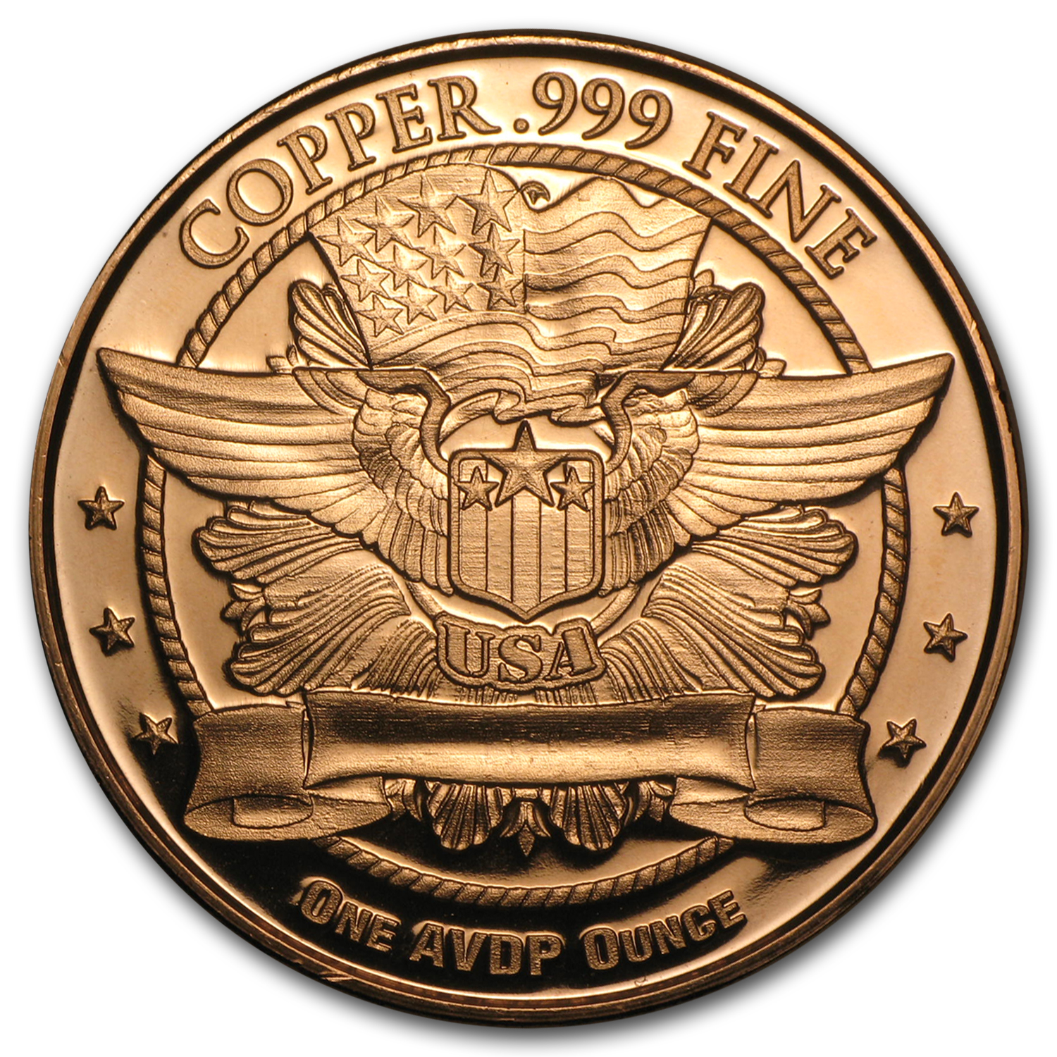 1 oz Copper Round - Capped Bust