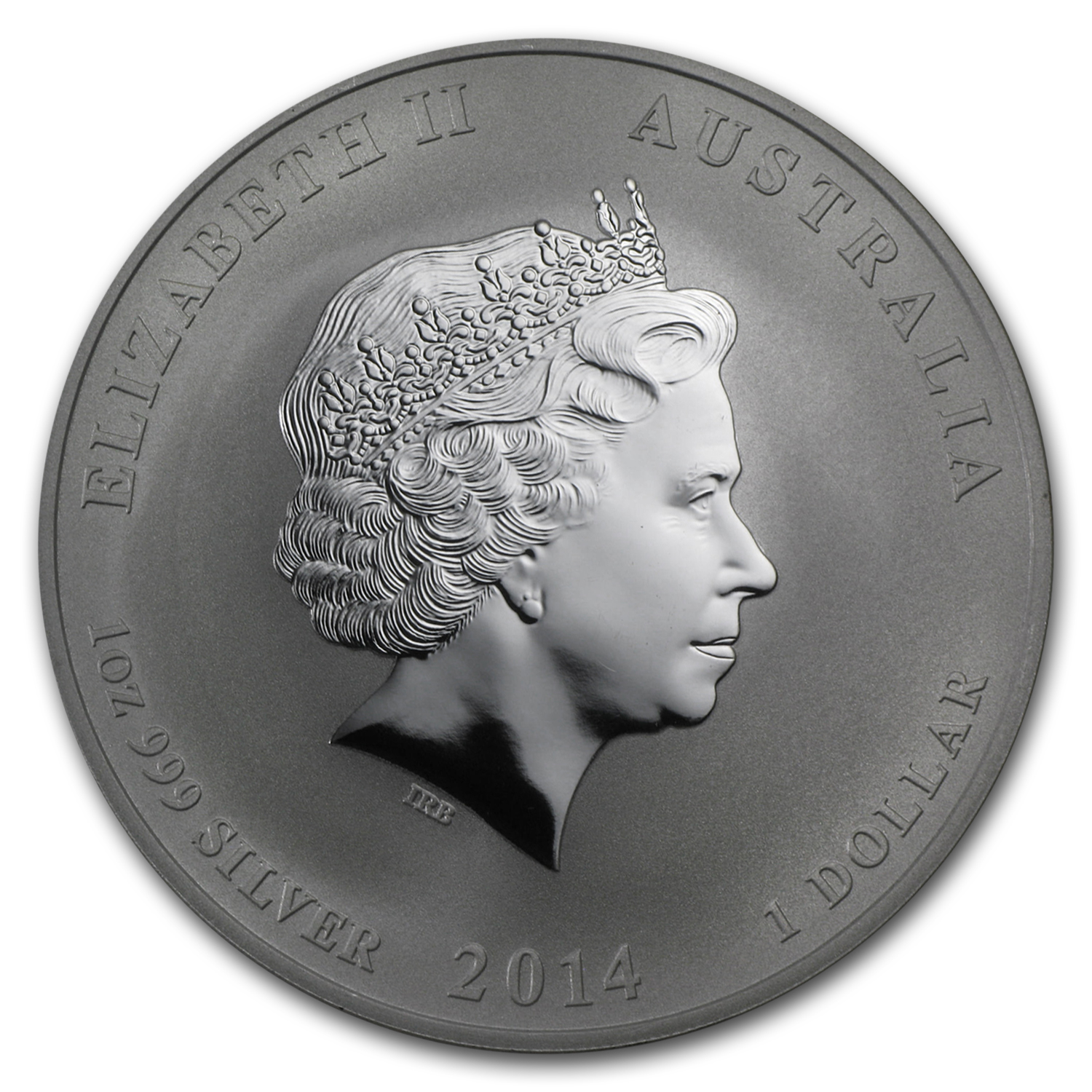 2014 Australia 1 oz Silver Lunar Horse BU (SII, Lion Privy)