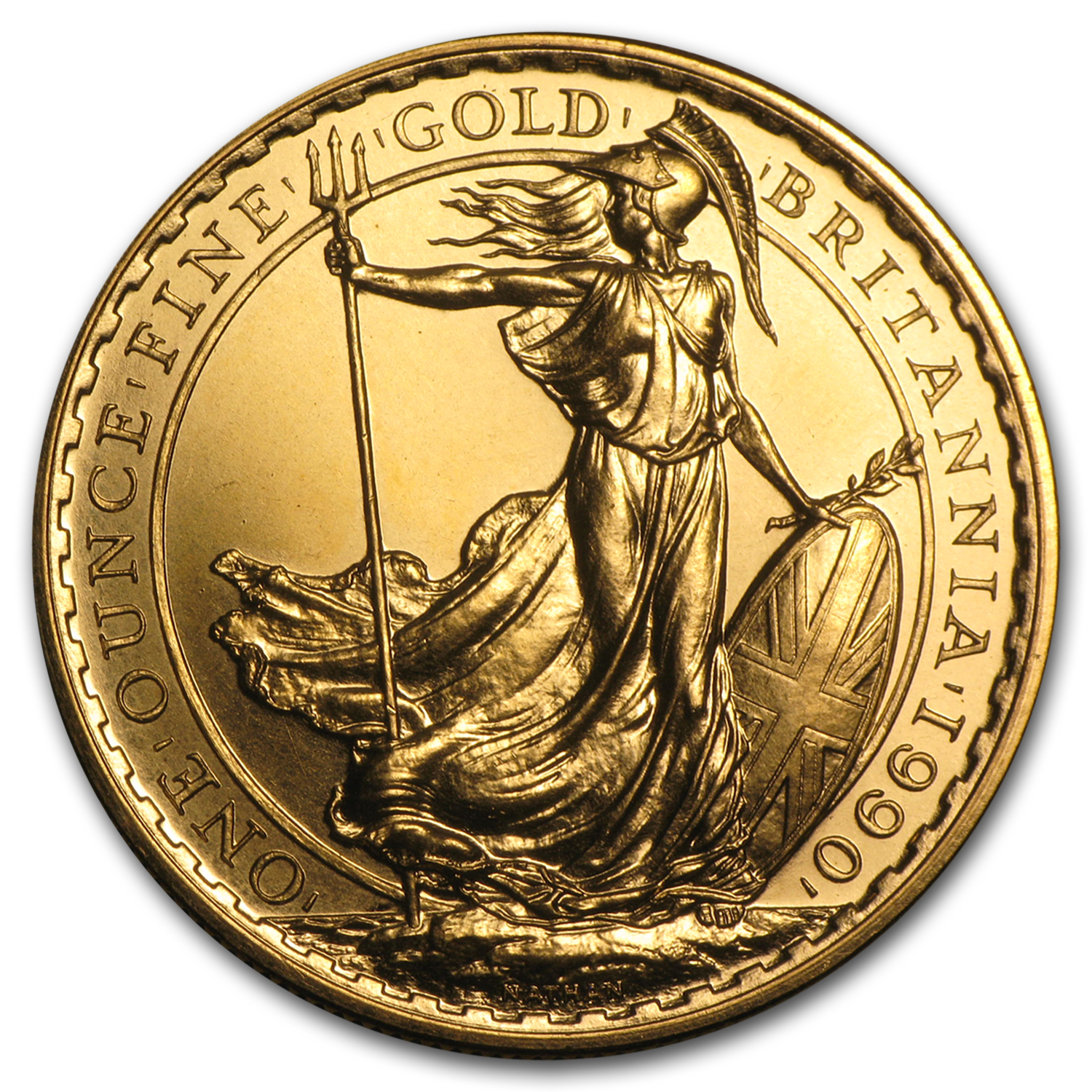 1990 Great Britain 1 oz Gold Britannia BU
