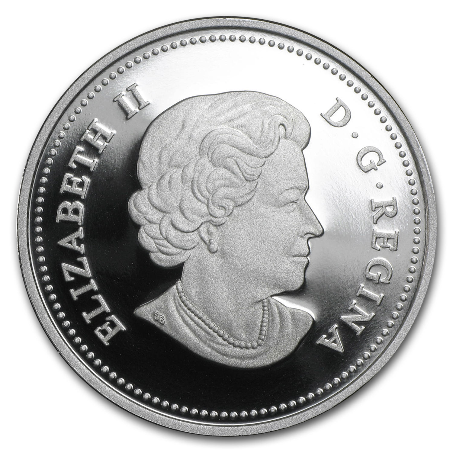 2015 Canada 1 oz Silver $20 Polar Bear (w/Jade Insert)