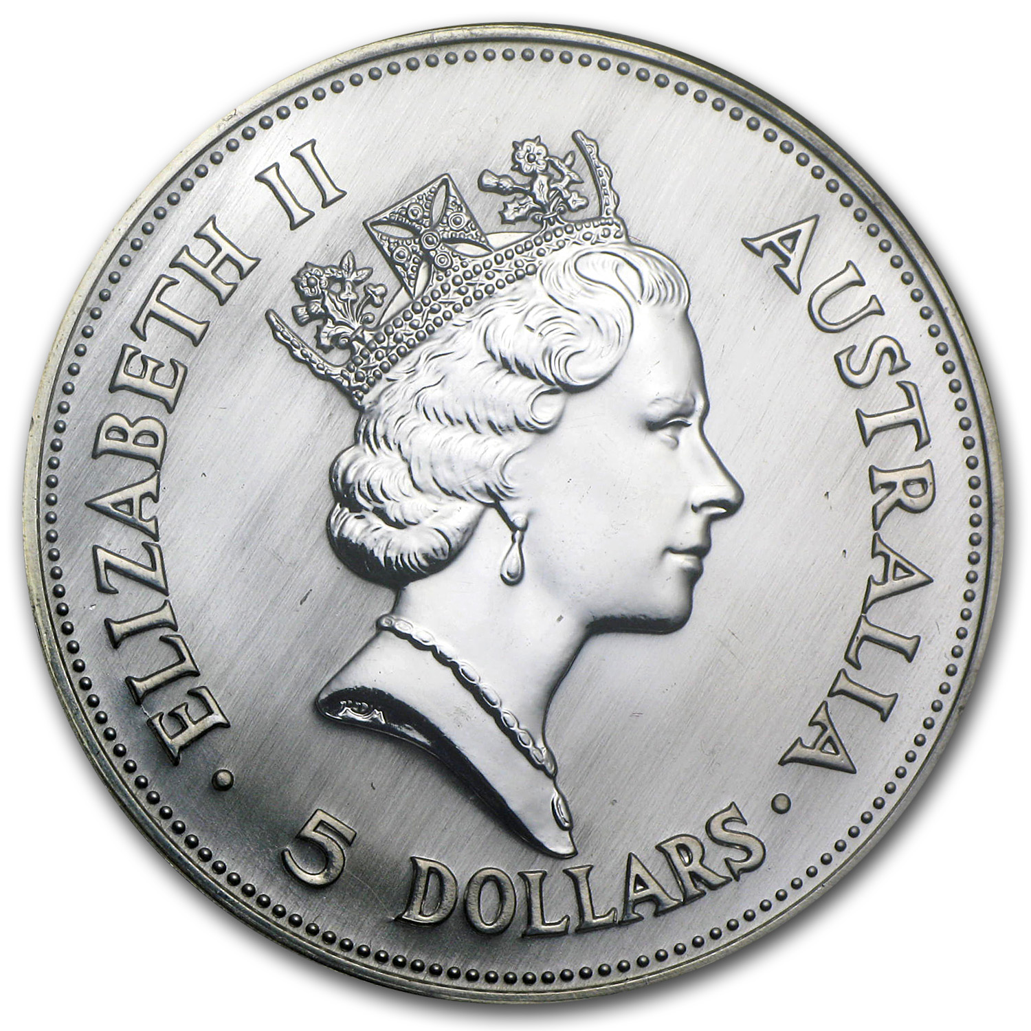 1990 Australia 1 oz Silver Kookaburra BU