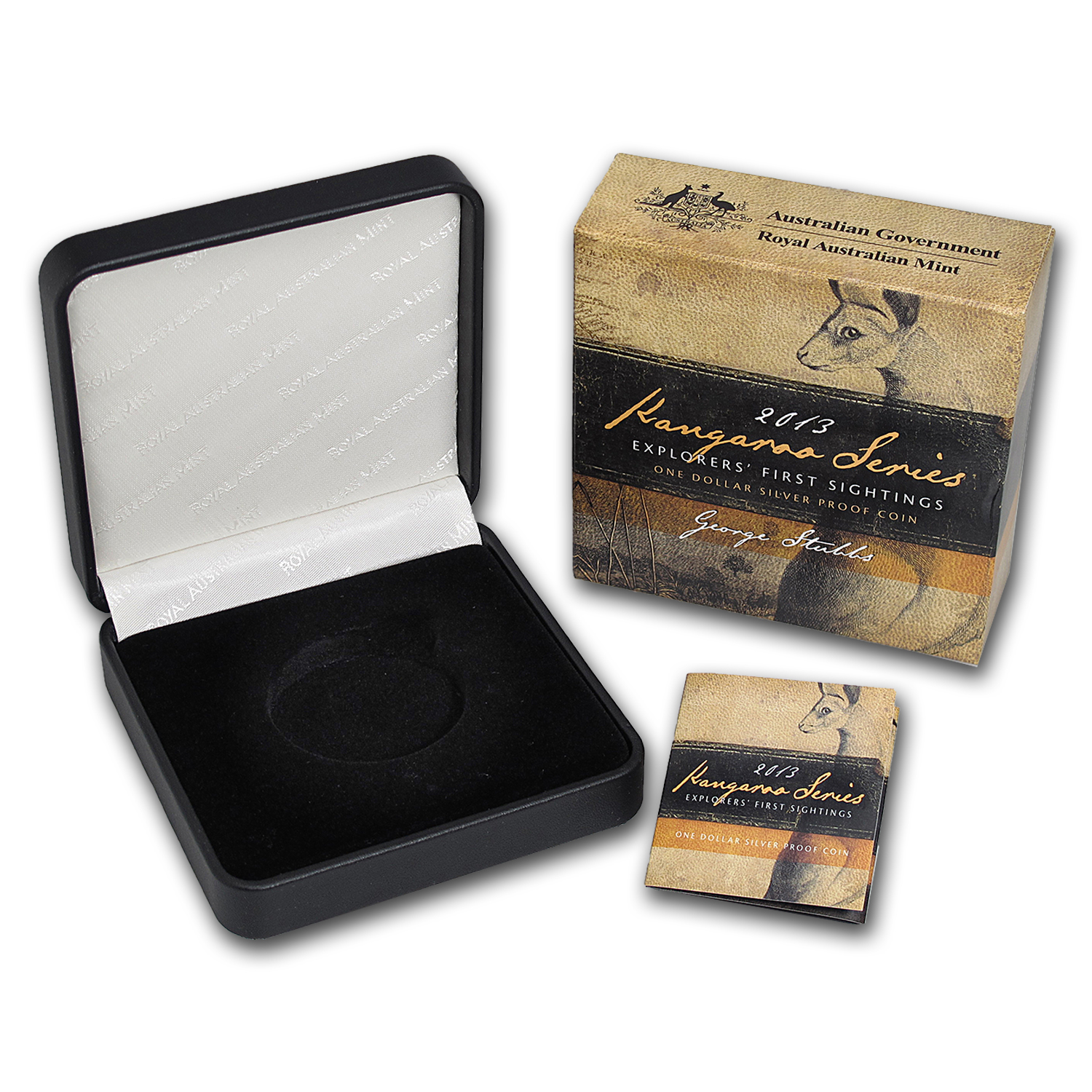 OGP Box & COA - 2013 RAM Silver Proof Kangaroo 1 oz Coin