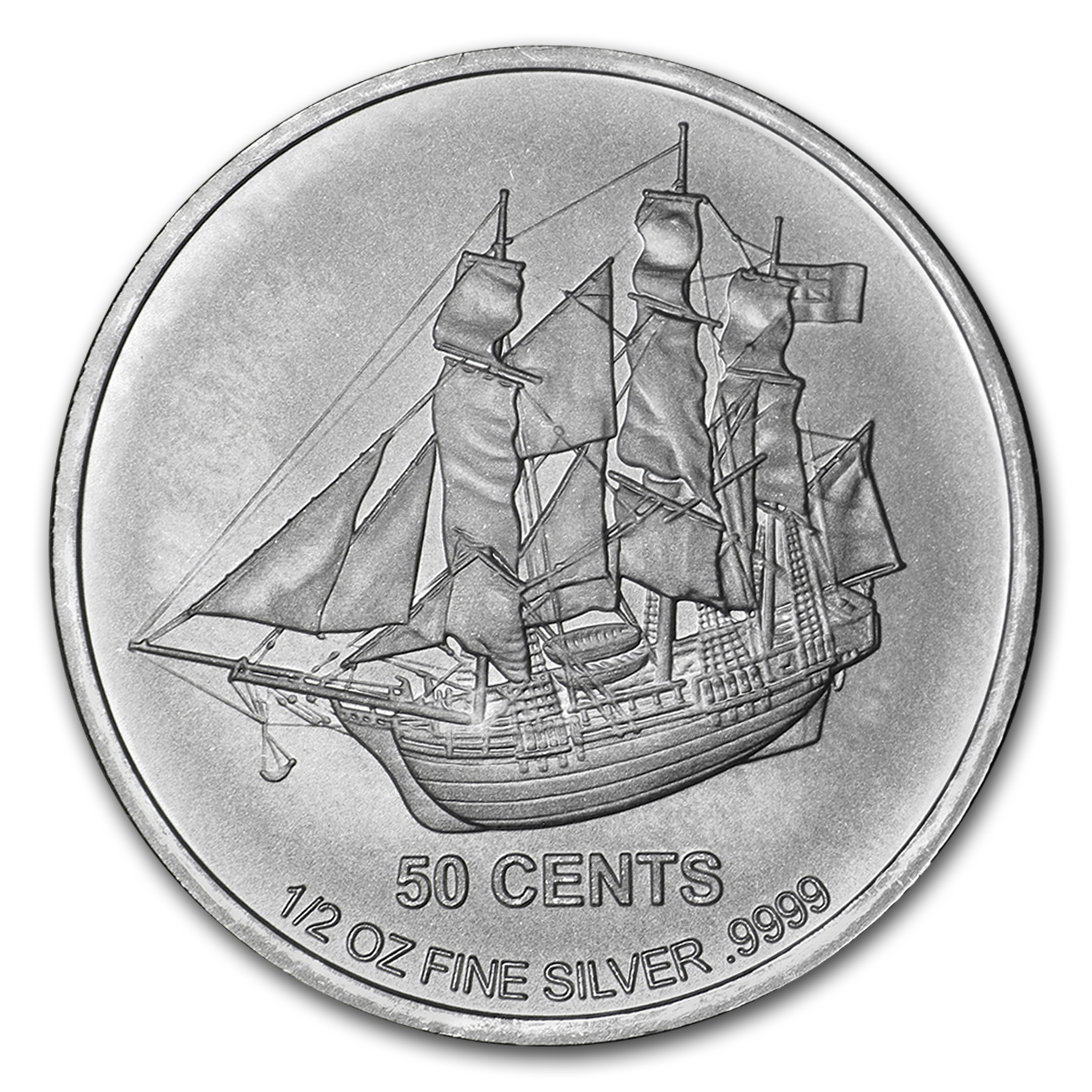 2015 Cook Islands 1/2 oz Silver Bounty Coin