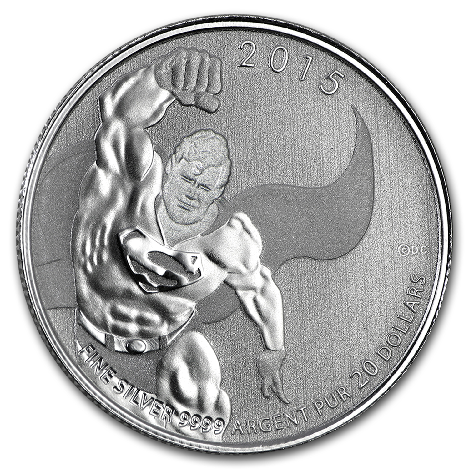 2015 Canada 1/4 oz Silver $20 Original Superman (Coin Only)