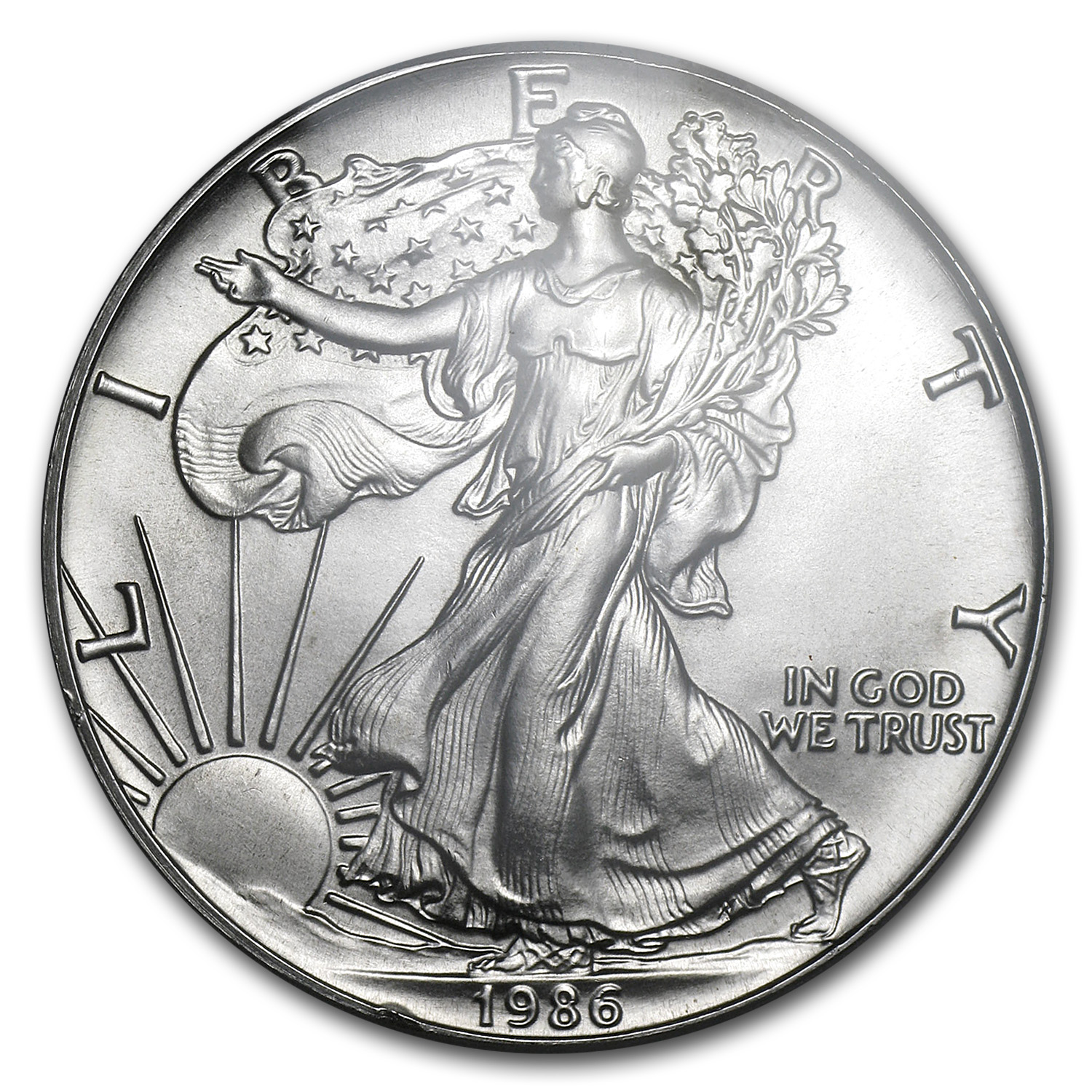1986 American Silver Eagle MS-69 PCGS