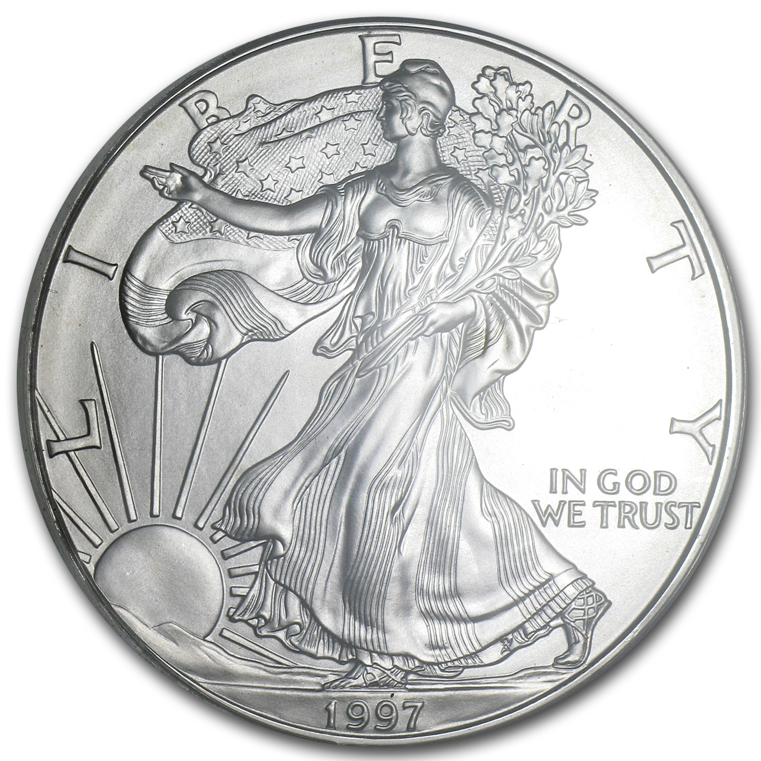 1997 American Silver Eagle MS-69 PCGS