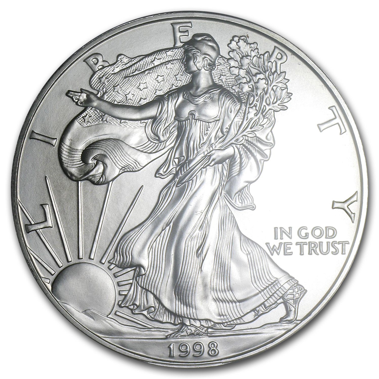 1998 American Silver Eagle MS-69 PCGS