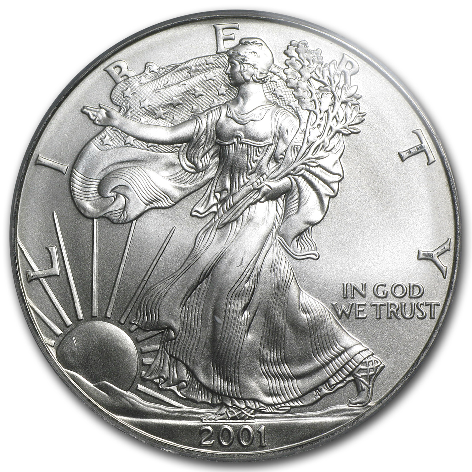 2001 American Silver Eagle MS-69 PCGS