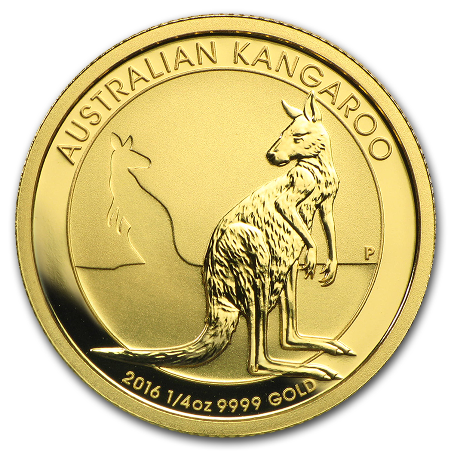 2016 Australia 1/4 oz Gold Kangaroo BU