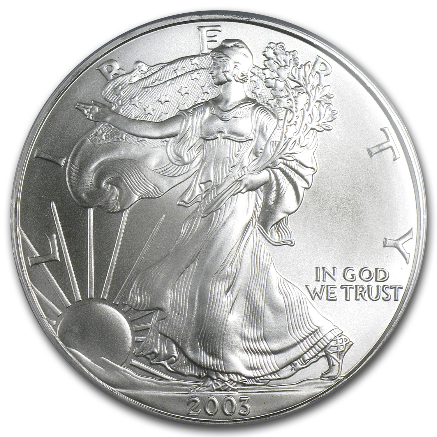 2003 American Silver Eagle MS-69 PCGS