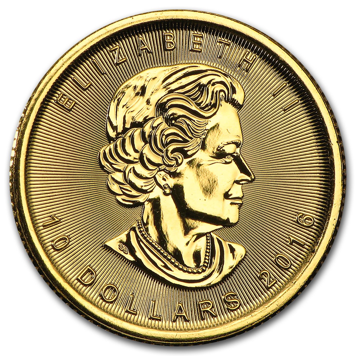 2016 Canada 1/4 oz Gold Maple Leaf BU