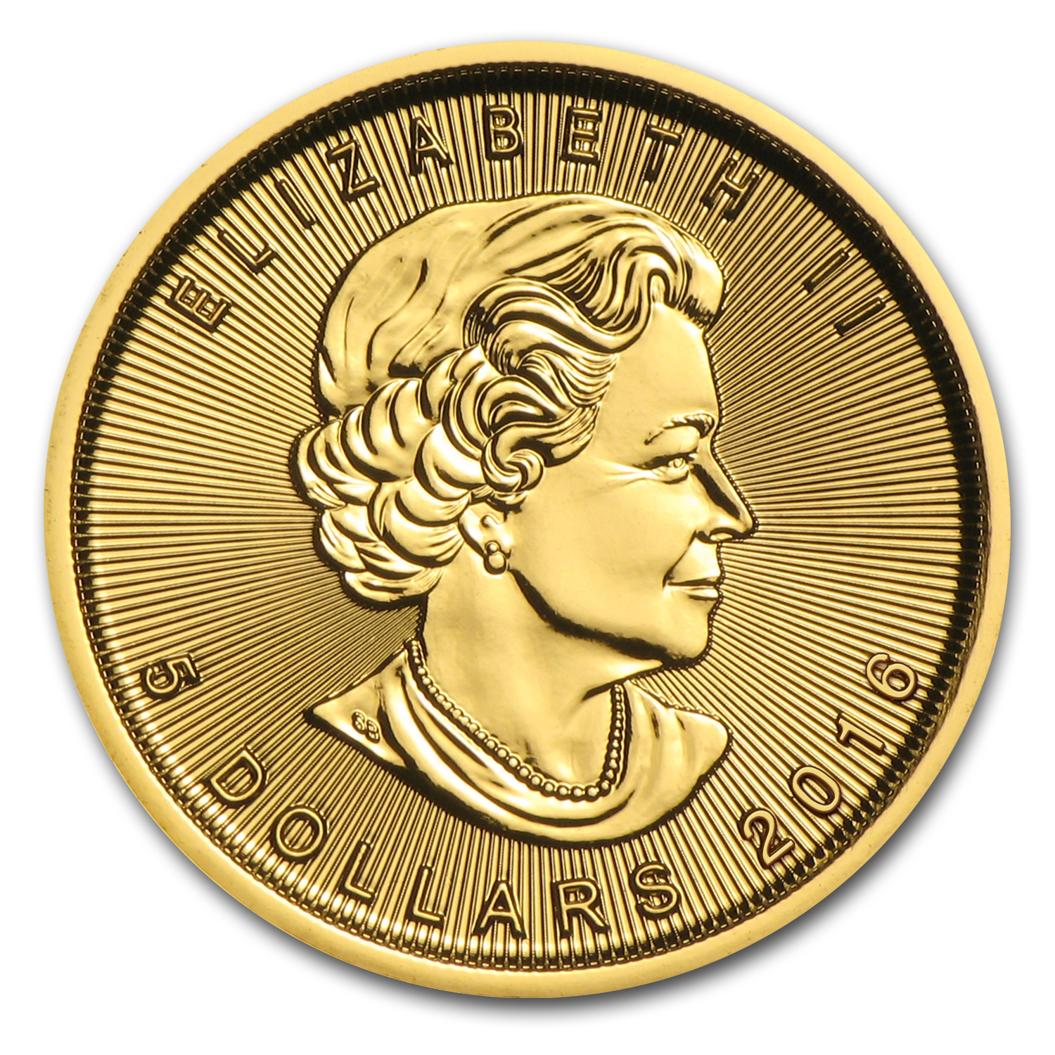 2016 Canada 1/10 oz Gold Maple Leaf BU
