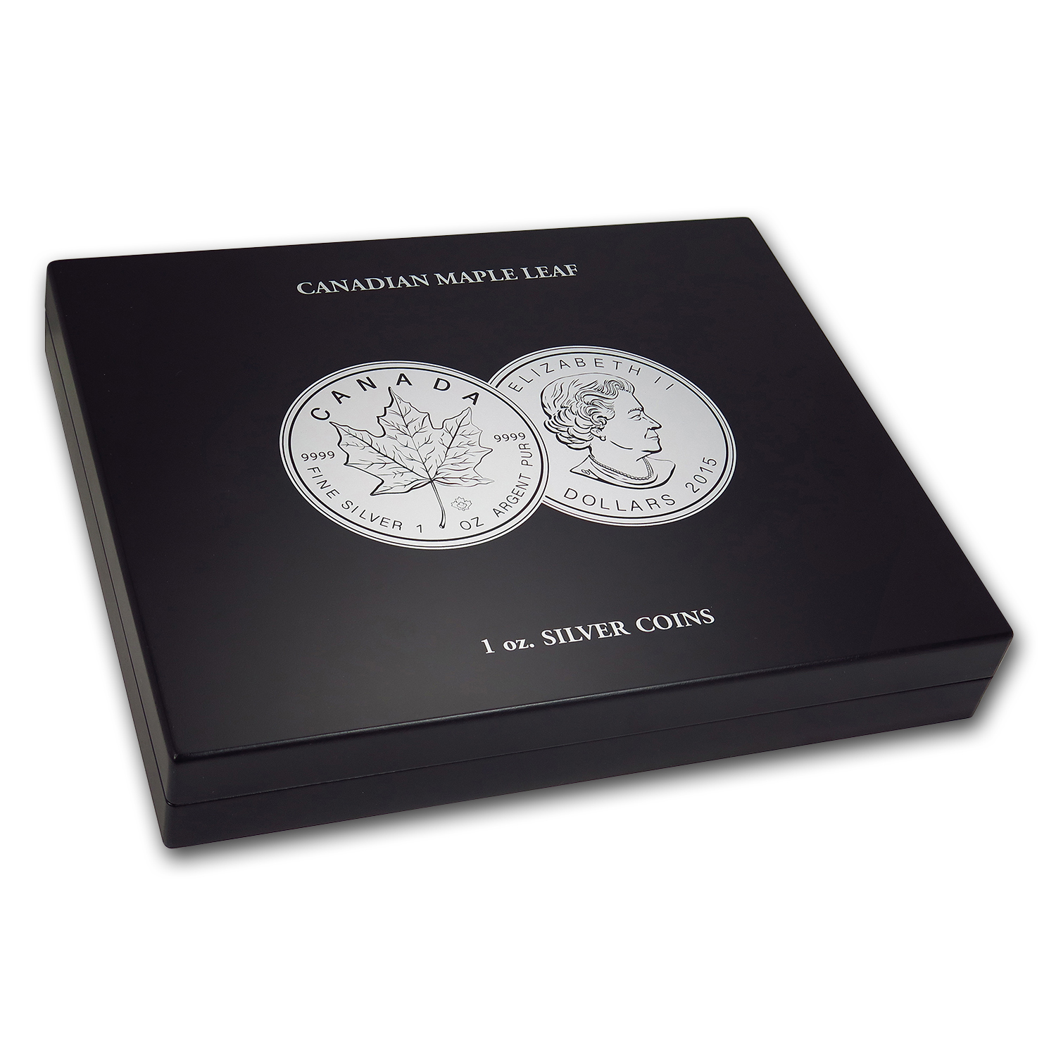 1 oz Canadian Silver Maple Leaf 20-Piece Black Presentation Box