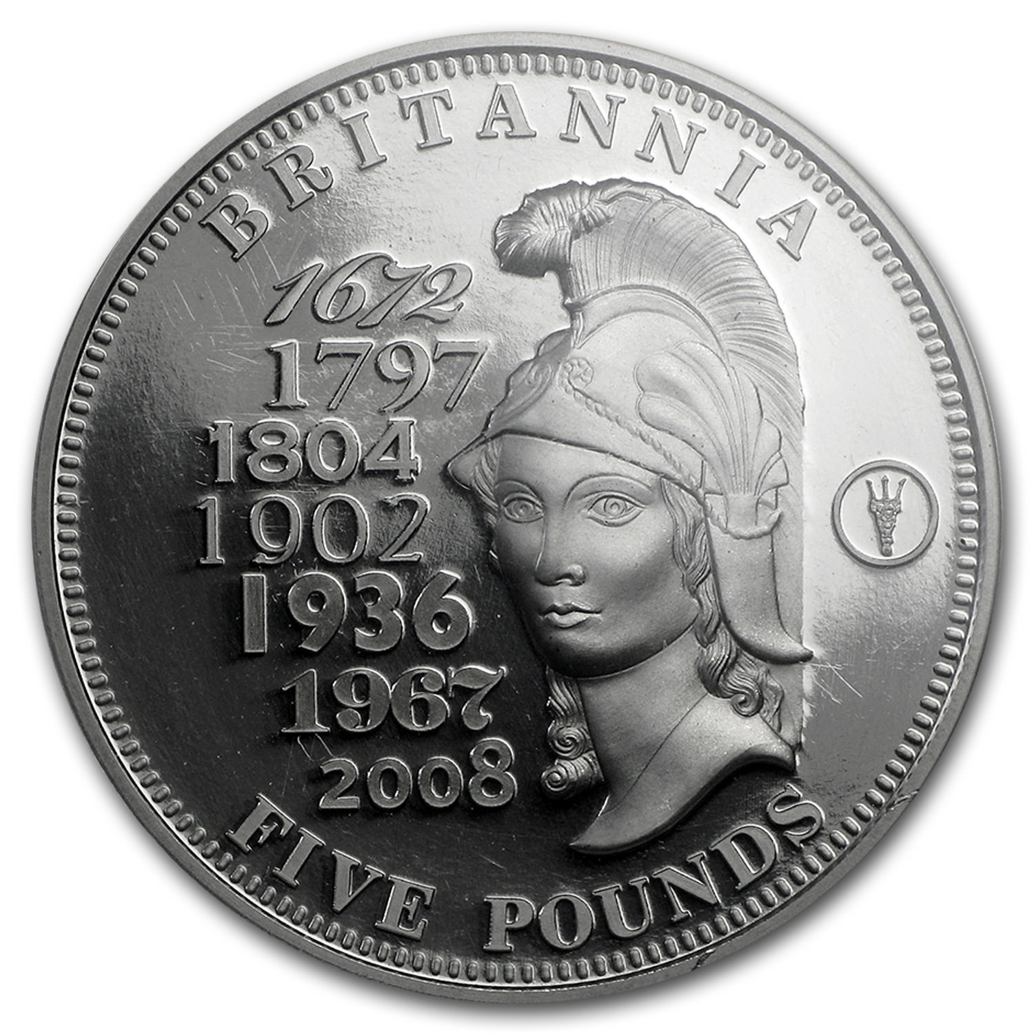 2010 Britannia Tristan Da Cunha Palladium £5 Gem Proof PCGS