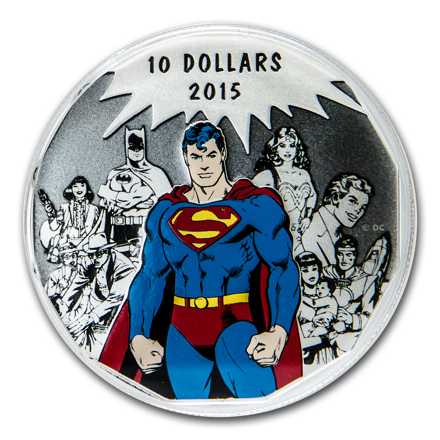 2015 Canada 1/2 oz Silver $10 DC Comics Originals: Legacy