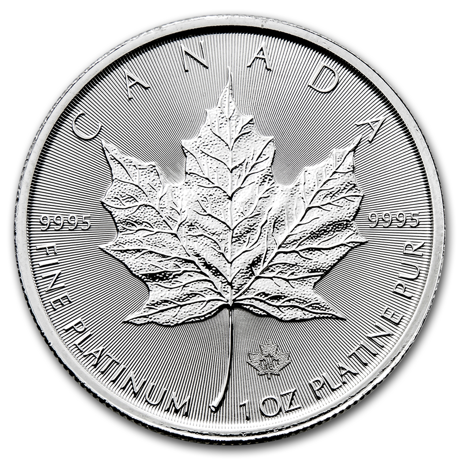 2016 Canada 1 oz Platinum Maple Leaf BU